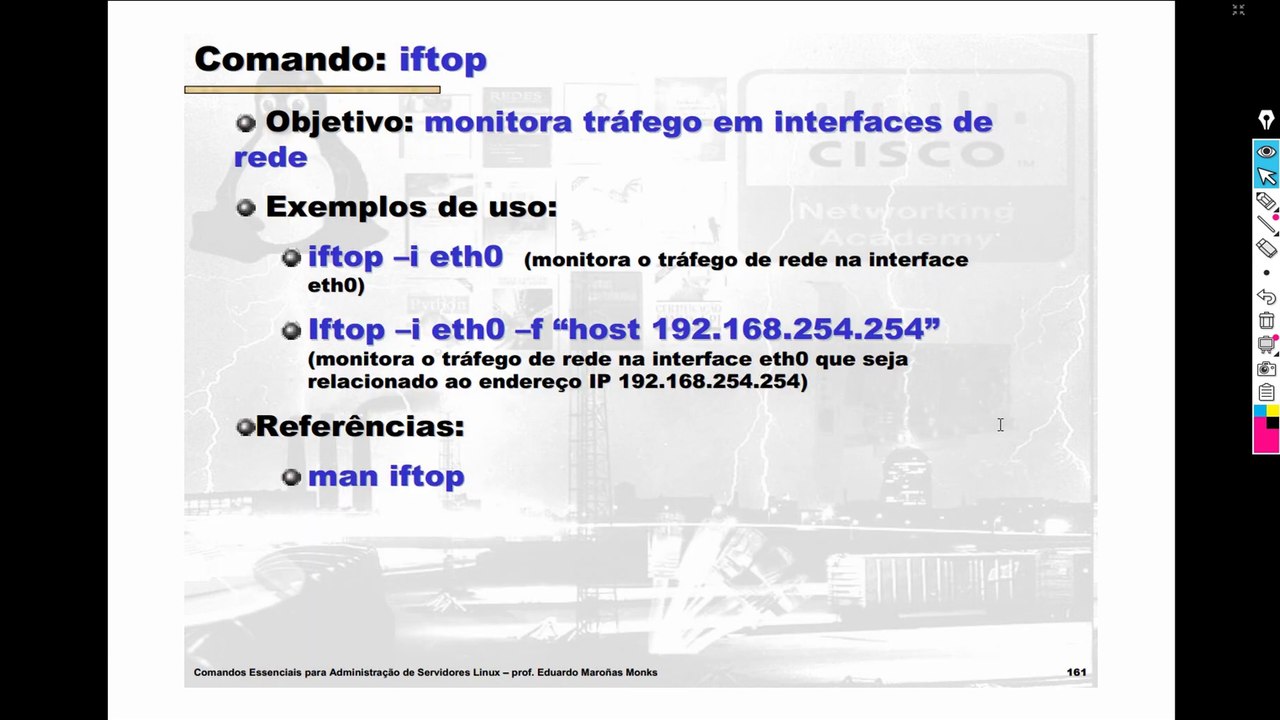 Comandos Essenciais para Administração de Servidores Linux iftop