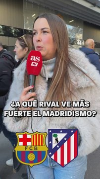 ¿Atleti o Barça: a qué rival ve más fuerte la afición del Real Madrid?