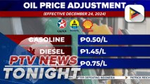 Oil price hike effective Christmas Eve