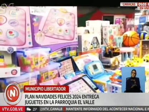 Vicepresidenta Delcy Rodríguez lidera entrega de juguetes a niños y niñas de la parroquia El Valle