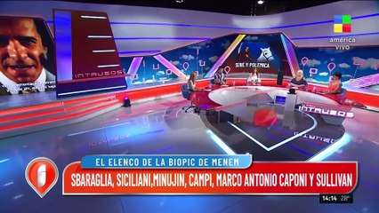 Las primeras imágenes de la serie de Menem que generaron polémica