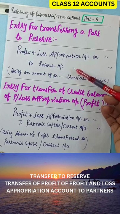 PARTNERSHIP ACCOUNTING  APPROPRIATIONS