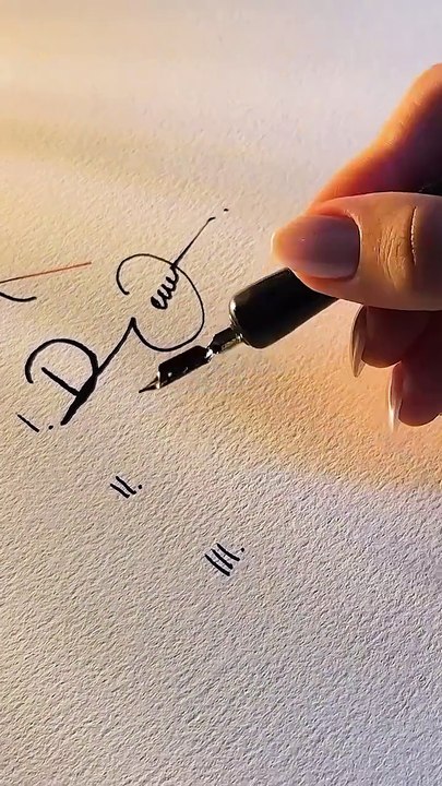 Personalized signature ideas with stunning calligraphy!