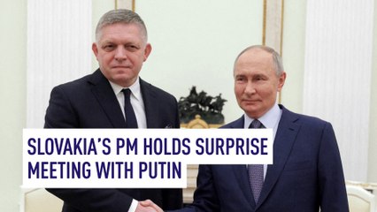 Slovakia’s PM holds surprise meeting with Putin
