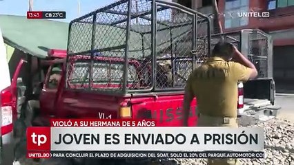 Envían a la cárcel al sujeto de 27 años acusado de violar a su hermanita de 5