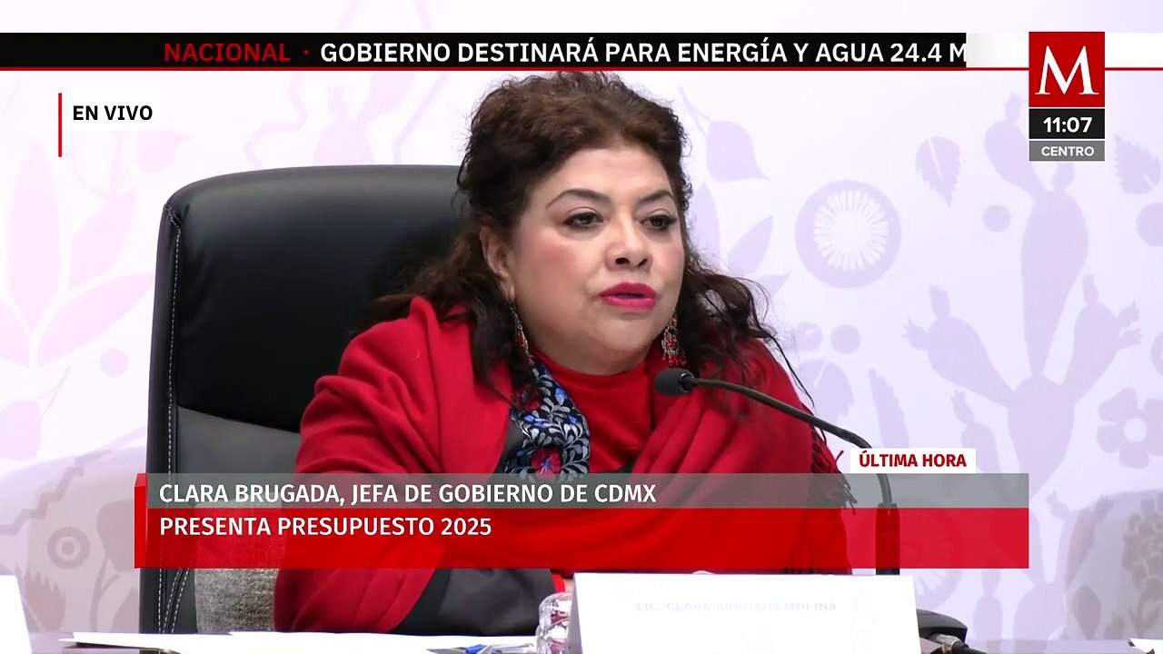 Clara Brugada anuncia el presupuesto de la CdMx en 2025; modernizarán el metro y vigilancia