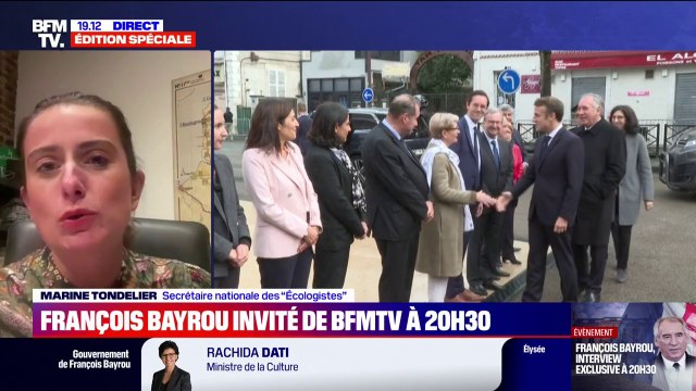 Gouvernement Bayrou: Il y a beaucoup de recyclage dans ce gouvernement, mais je ne sais pas si en la matière c'est positif , affirme Marine Tondelier (Les Écologistes)