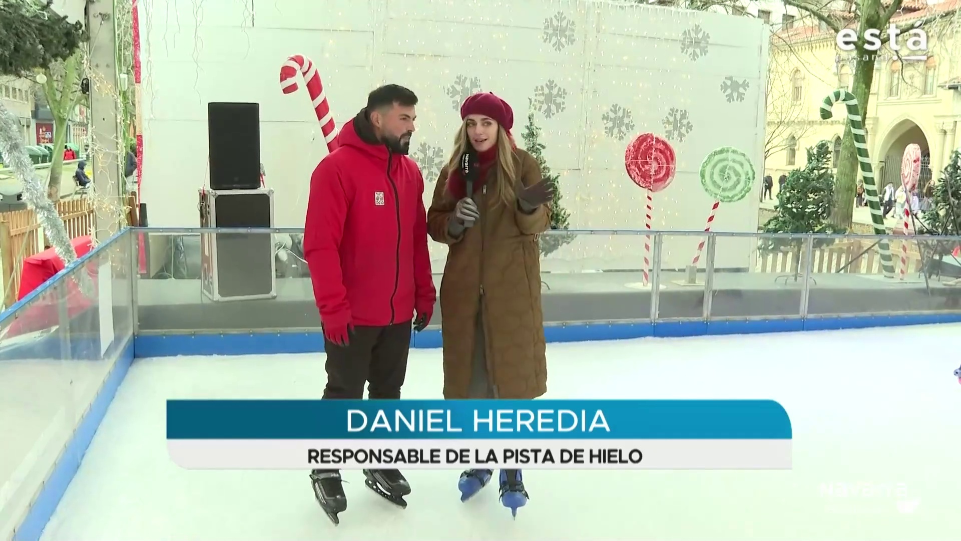 Nos lo pasamos en grande en la pista de hielo