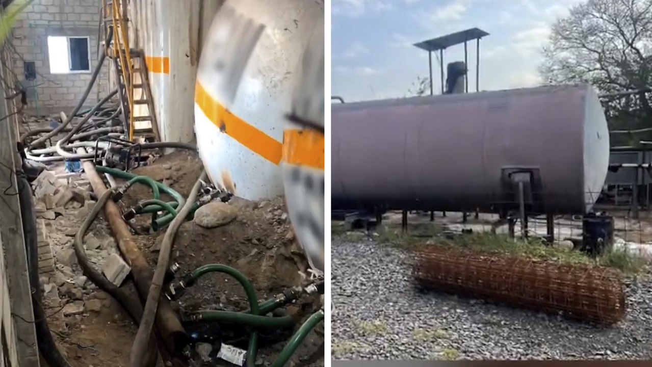 Veracruz: Aseguran 409 mil litros de hidrocarburo relacionados a una toma clandestina de combustible