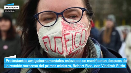 Eslovaquia se solidariza con Ucrania después de que el primer ministro se haya reunido con Putin