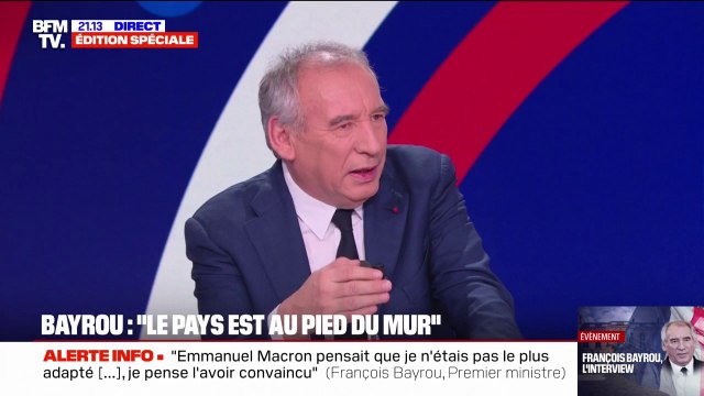 François Bayrou: Nous ne serons pas censurés