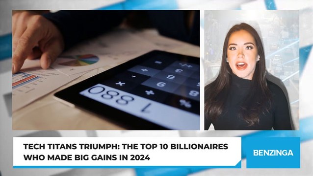 Tech Titans Triumph: The Top 10 Billionaires Who Made Big Gains In 2024