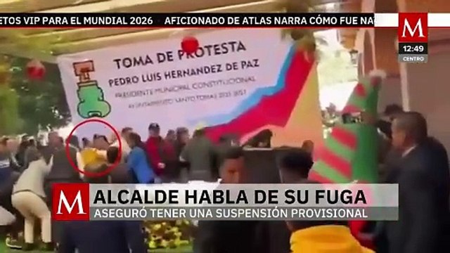 Alcalde de Santo Tomás que escapó de detención, reaparece y acusa persecución política