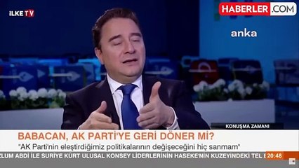 Ali Babacan: DEVA Partisi'nde AK Parti'ye Katılma Durumu Yok