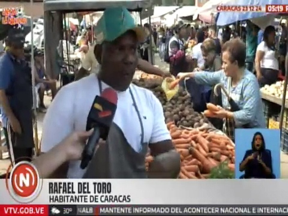 Caracas | Mercado de Coche recibe afluencia de usuarios para las compras de rubros navideños