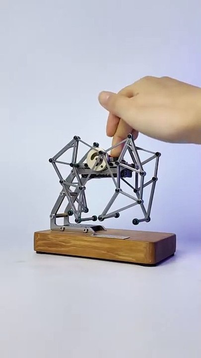 Unleash the power of motion with our walking metal model