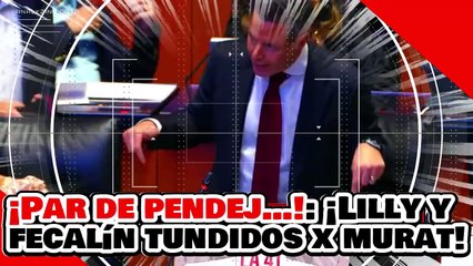 ¡Par de pendej…! ¡’la Narko Meretriz’ Lilly y ‘el Calderoncito’ son tundidos brutalmente por Murat!