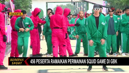 Sambut Serial Musim Kedua, Intip Keseruan 456 Peserta Main Squid Game di GBK Jakarta