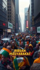 Warga Irlandia bersorak Kedutaan Besar Israel Ditutup #beritaterkini #icc #tangkapnetanyahu #prabowo