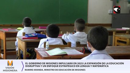 El Gobierno de Misiones impulsará en 2025 la expansión de la educación disruptiva y un enfoque estratégico en lengua y matemática