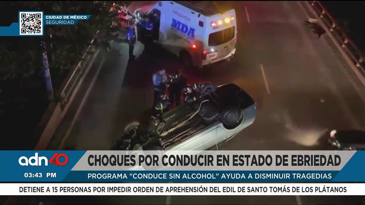 Cifras alarmantes: accidentes automovilísticos vinculados al consumo de alcohol siguen en aumento