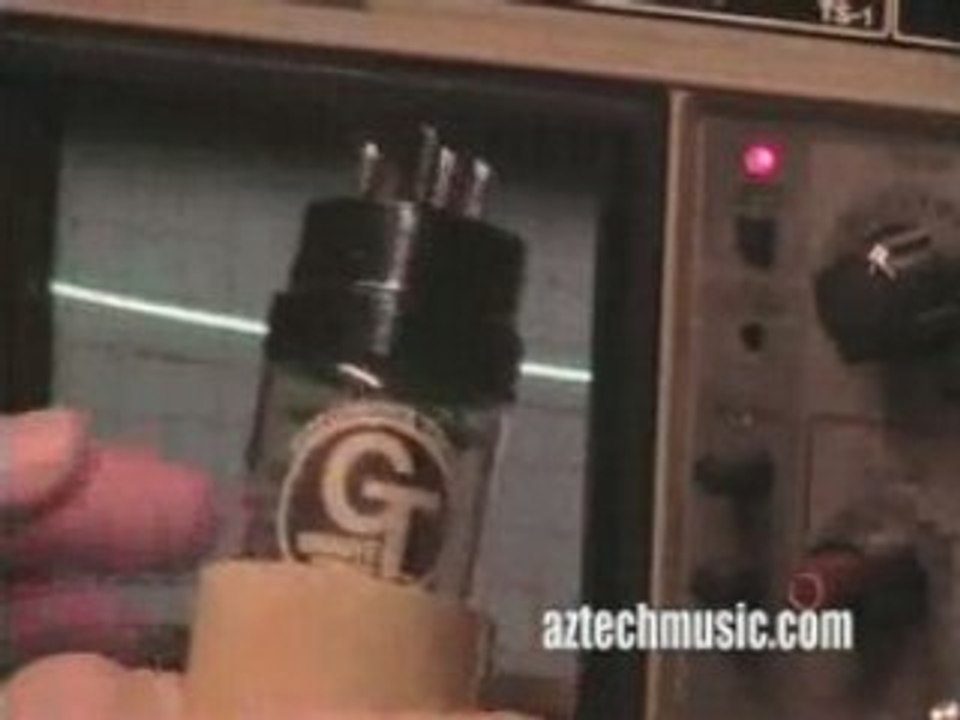 Removing hot guitar amp tubes with tube glove