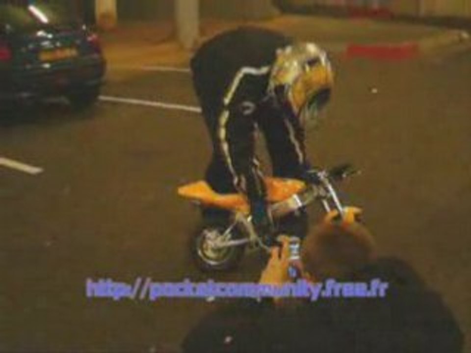 Retour de flamme en pocket bike