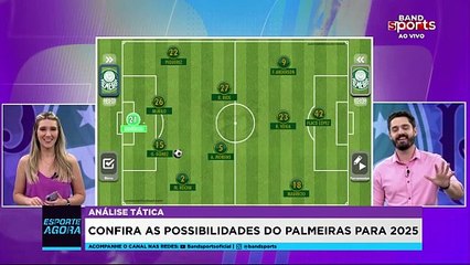 REFORÇOS ALVIVERDES: LÉO JENS PROJETA A POSSÍVEL ESCALAÇÃO DO PALMEIRAS PARA 2025 | ESPORTE AGORA