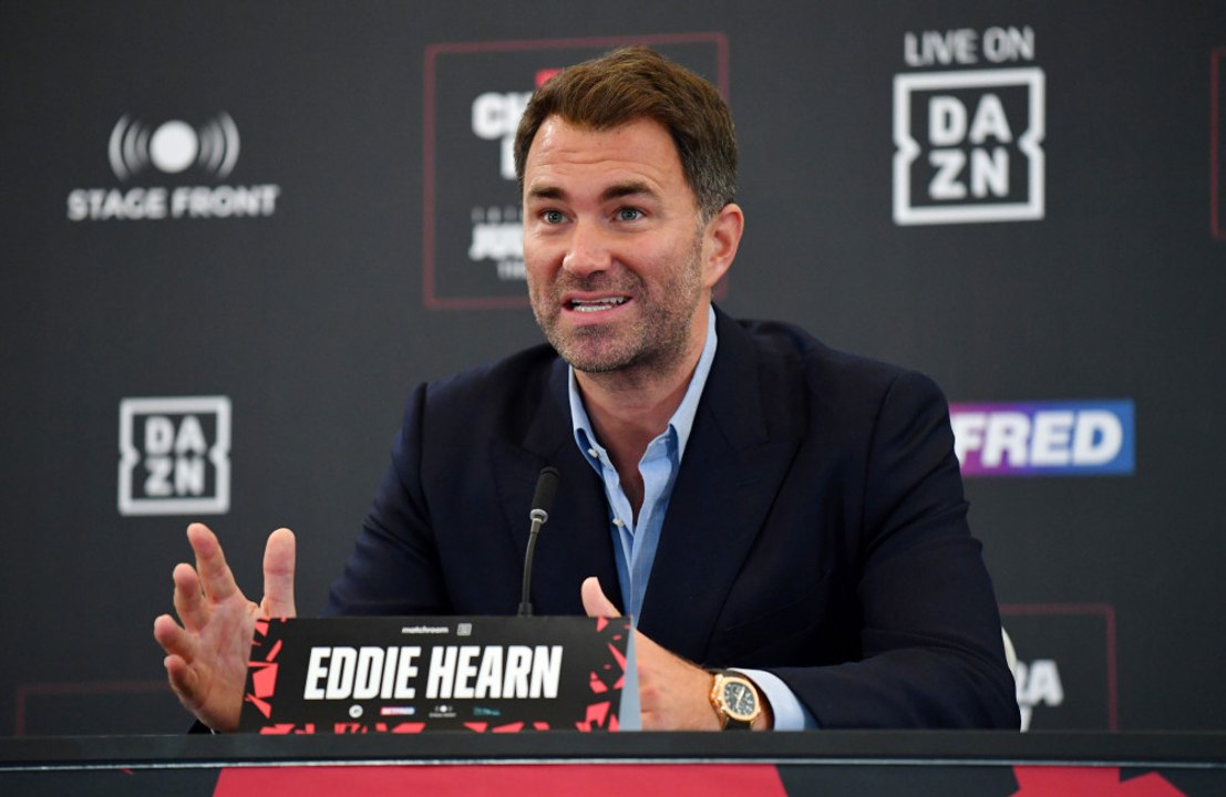 Eddie Hearn implores Tyson Fury to fight Anthony Joshua