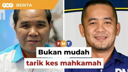 Bukan mudah tarik kes mahkamah, pemimpin PH beritahu Pemuda Umno Sabah