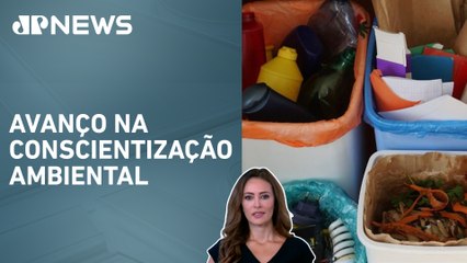 Separação de resíduos para descarte cresce no Brasil; Patrícia Costa analisa