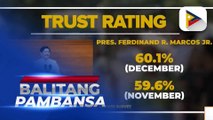 Trust at satisfaction ratings ni PBBM ngayong buwan, tumaas batay sa Tangere survey