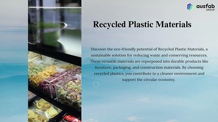 Recycled Plastic Materials