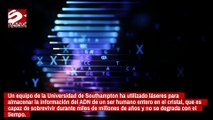 El ADN almacenado en un cristal podría devolver la vida a los humanos en caso de extinción