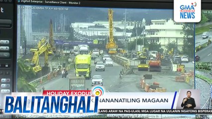 Trapiko sa SLEX, nananatiling magaan sa ngayon | Balitanghali