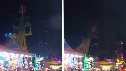 Acapulco: Juego mecánico se desprende en las alturas y se reportan 2 personas heridas