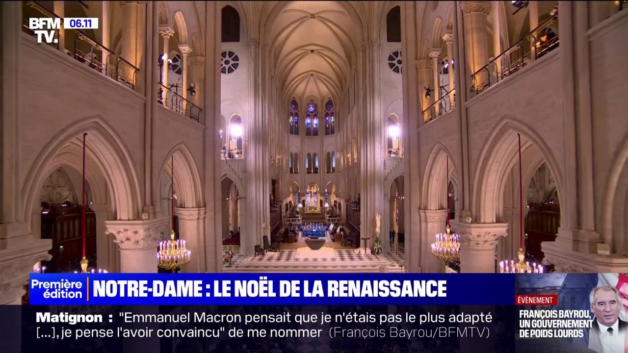 "Ça sera une très belle messe": le retour des messes de Noël dans Notre-Dame rénovée très attendu par les fidèles