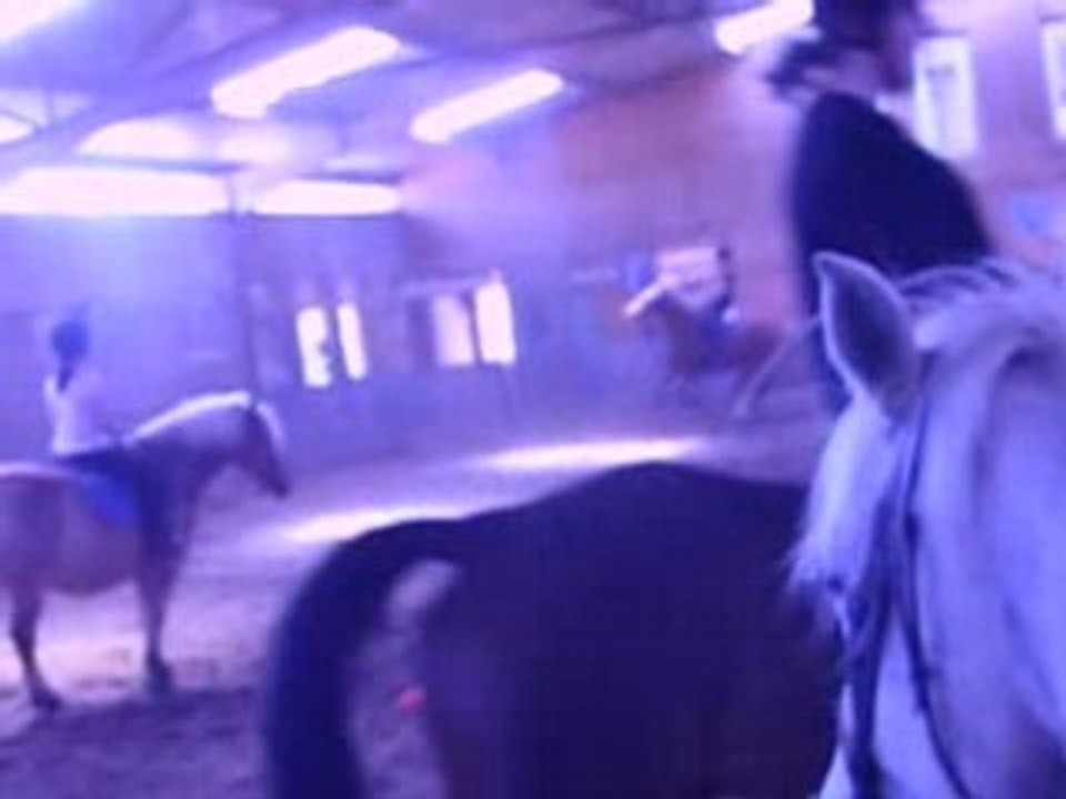 Fiona et Géroboham sur un parcour le 26/04/08