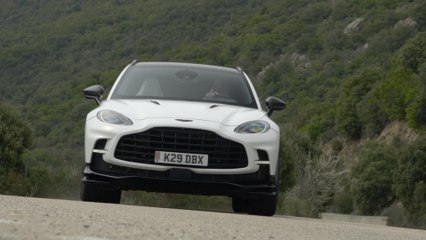 Aston Martin DBX 707 in Satin Neutro White Driving Video