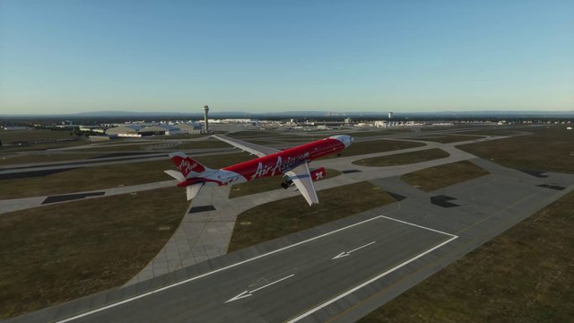 Aesthetic Takeoff: AirAsia A330 at Manchester International Airport (MAN), United Kingdom #flights #fly #flightlovers #Canada #USA #Japan #aviation #flying #FlyingLovers #aviationlovers