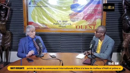 Dr Frantz Large eksplike divès rezon ki lakoz ensekirite a.