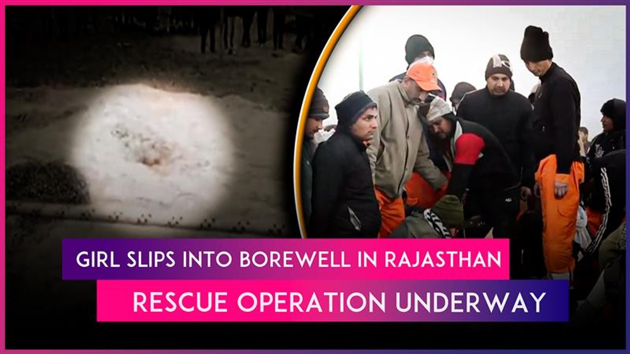 Rajasthan: Girl Falls Into 700-Feet-Deep Borewell In Kotputli, Rescue Operation Underway