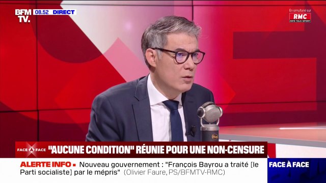Olivier Faure (PS) reproche à Jean-Luc Mélenchon et ses amis de rechercher la seule démission du chef de l'État