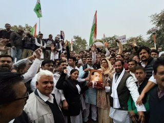 कांग्रेस का बाबा साहेब आंबेडकर सामना पैदल मार्च