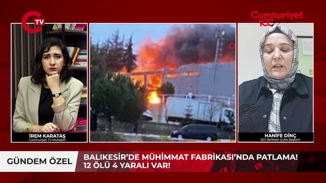 Balıkesir’de feci patlama! SES Şube Başkanıından kritik uyarı Zehirlenme riski!