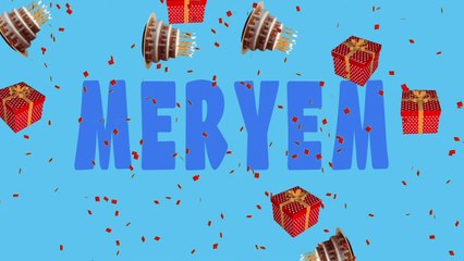 İyi ki doğdun MERYEM - (Ankara Havası)