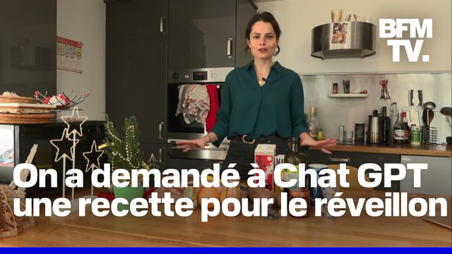 Pas d'idée pour votre repas de Noël? On a demandé à Chat GPT de nous concocter une recette