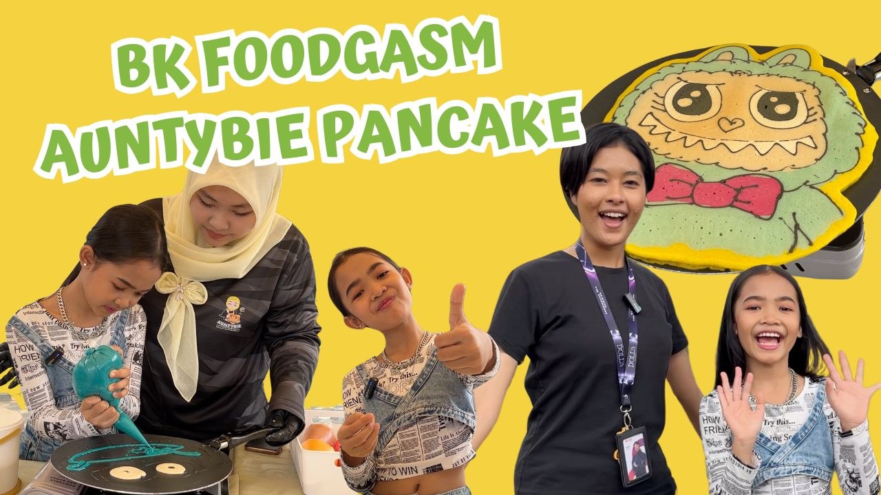 Makan Pancake Bentuk Cartoon di Shah Alam | BK Foodgasm Episode 1 | Bintang Kecil