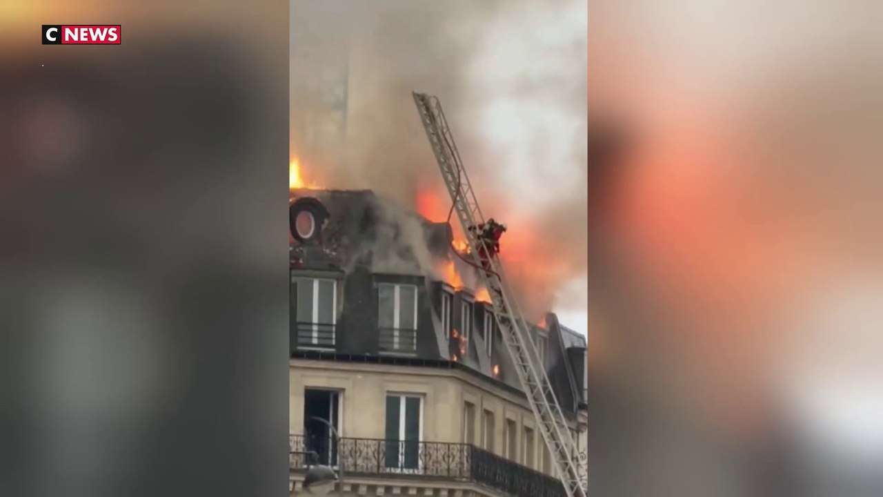 Incendie dans un immeuble près de la gare Saint-Lazare à Paris