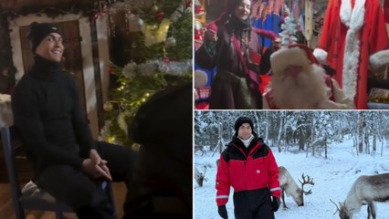 Cristiano pasa las Navidades en Laponia: a -8°C, encuentro con Santa Claus...